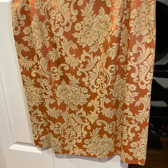 REDUCED SPECIAL:Tangerine & Gold Ladies Suit by Noviello-Bloom $49 - Picture 5 of 6